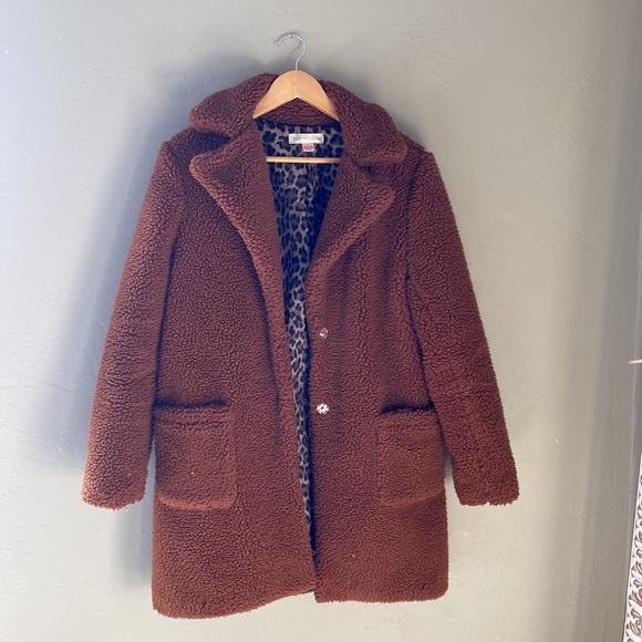 Band of Gypsies Teddy Sherpa Jacket - Picture 6 of 10